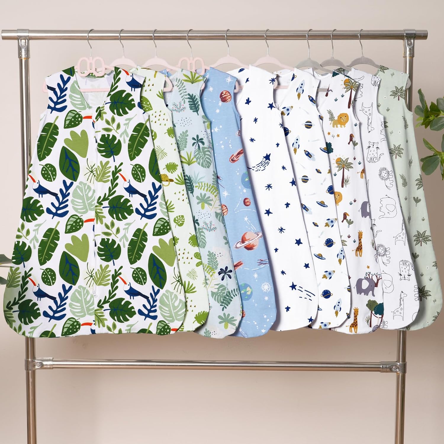 Davids Kids 3 Pack Cotton Sleep Sack 12-18 Months 1