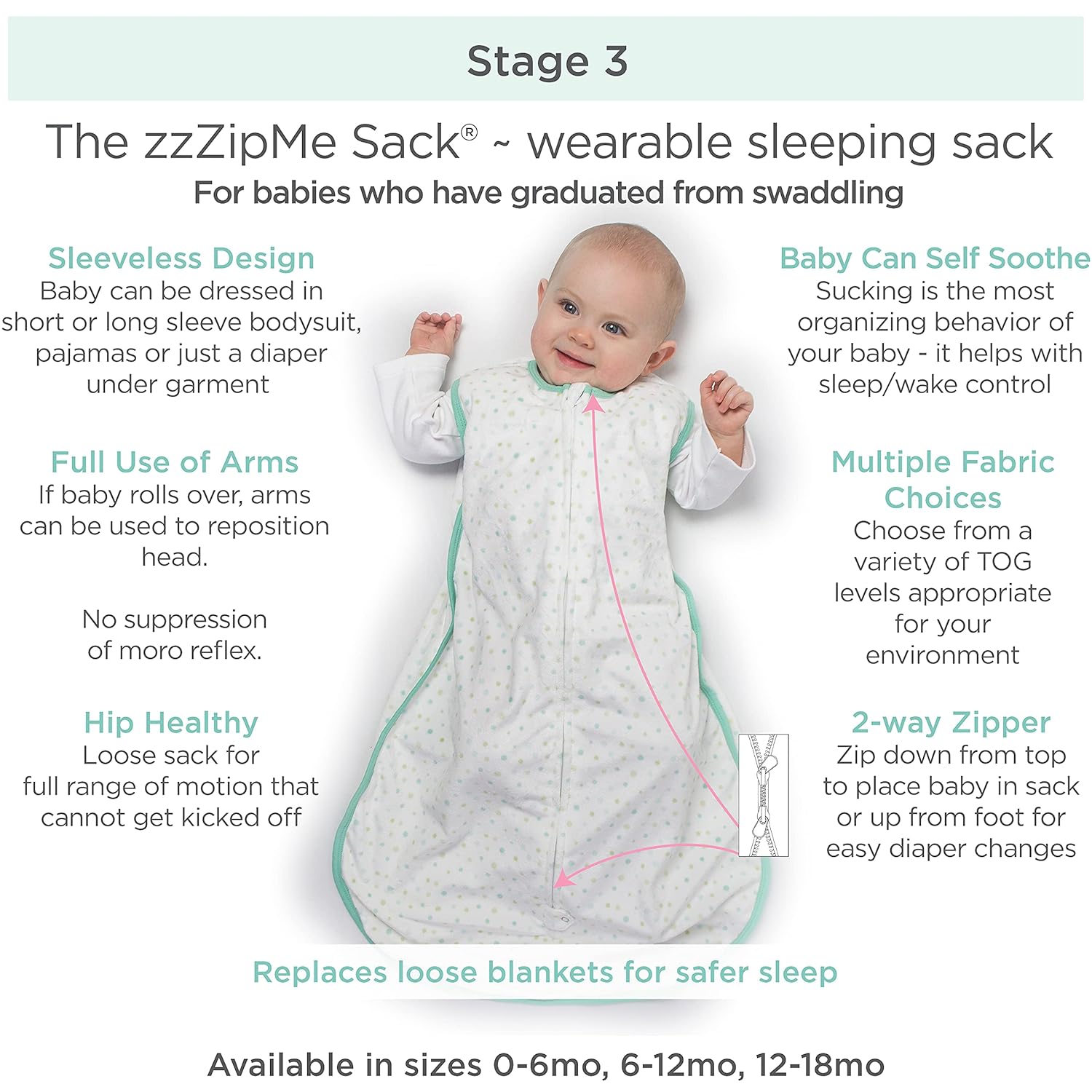 Amazing Baby Cotton Muslin Sleep Sack for Boys Girls