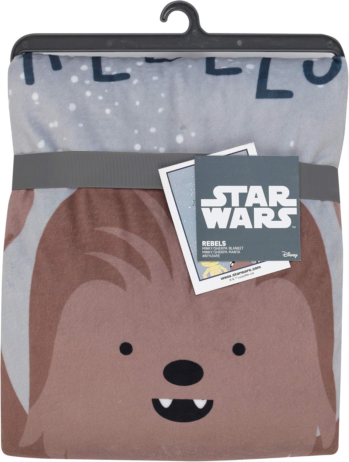Lambs Ivy Star Wars Rebels Gray Baby Blanket