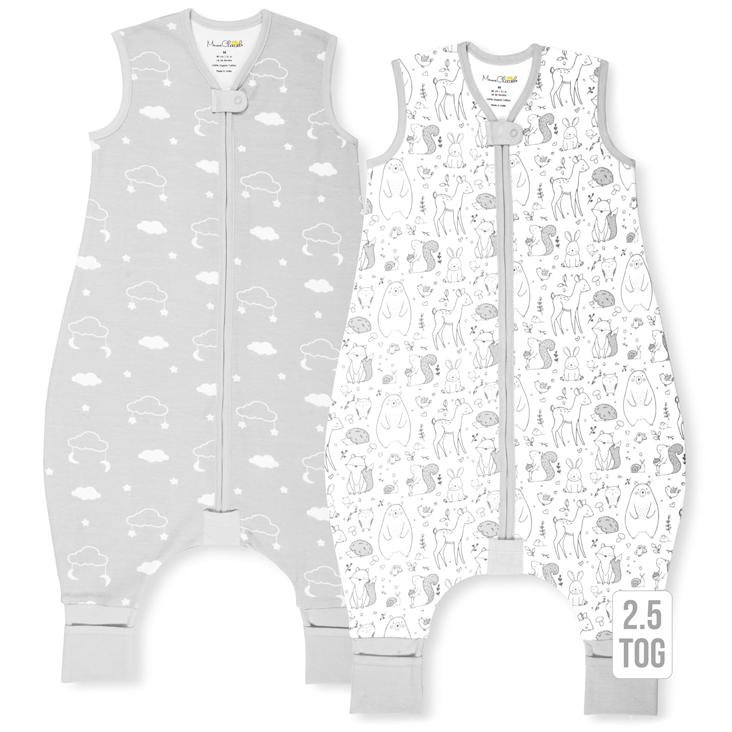 Mama Cheetah Toddler Sleep Sack 3T-4T 25 TOG Organic Cotton