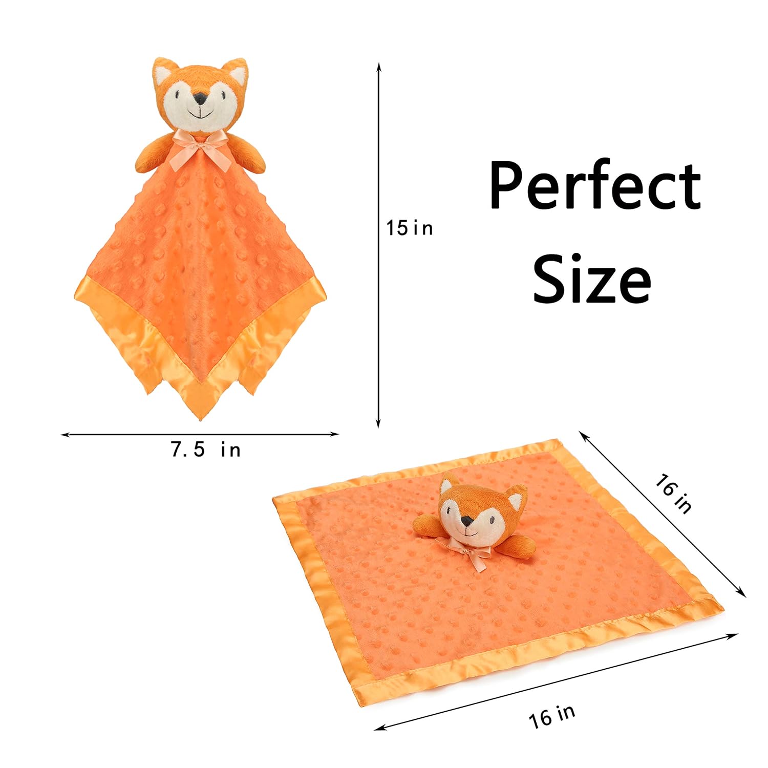 Pro Goleem Soft Fox Security Blanket 16 Inch