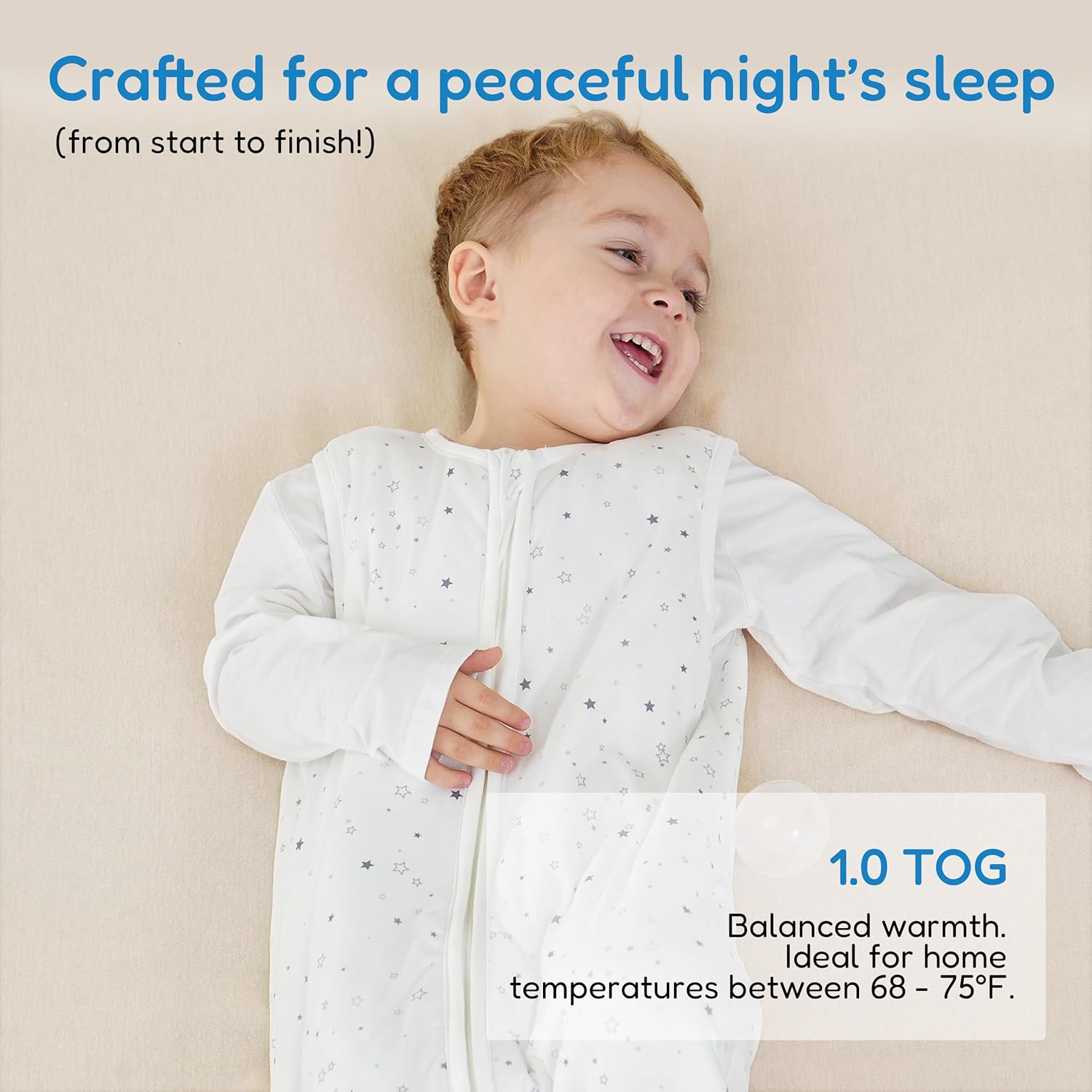 TotAha Toddler Sleep Sack 10 TOG Soft Quilted Wearable Blanket