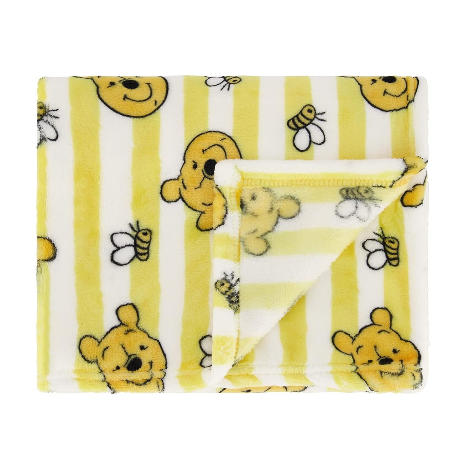 Disney 2-Pack Baby Blanket with Winnie The Pooh Design