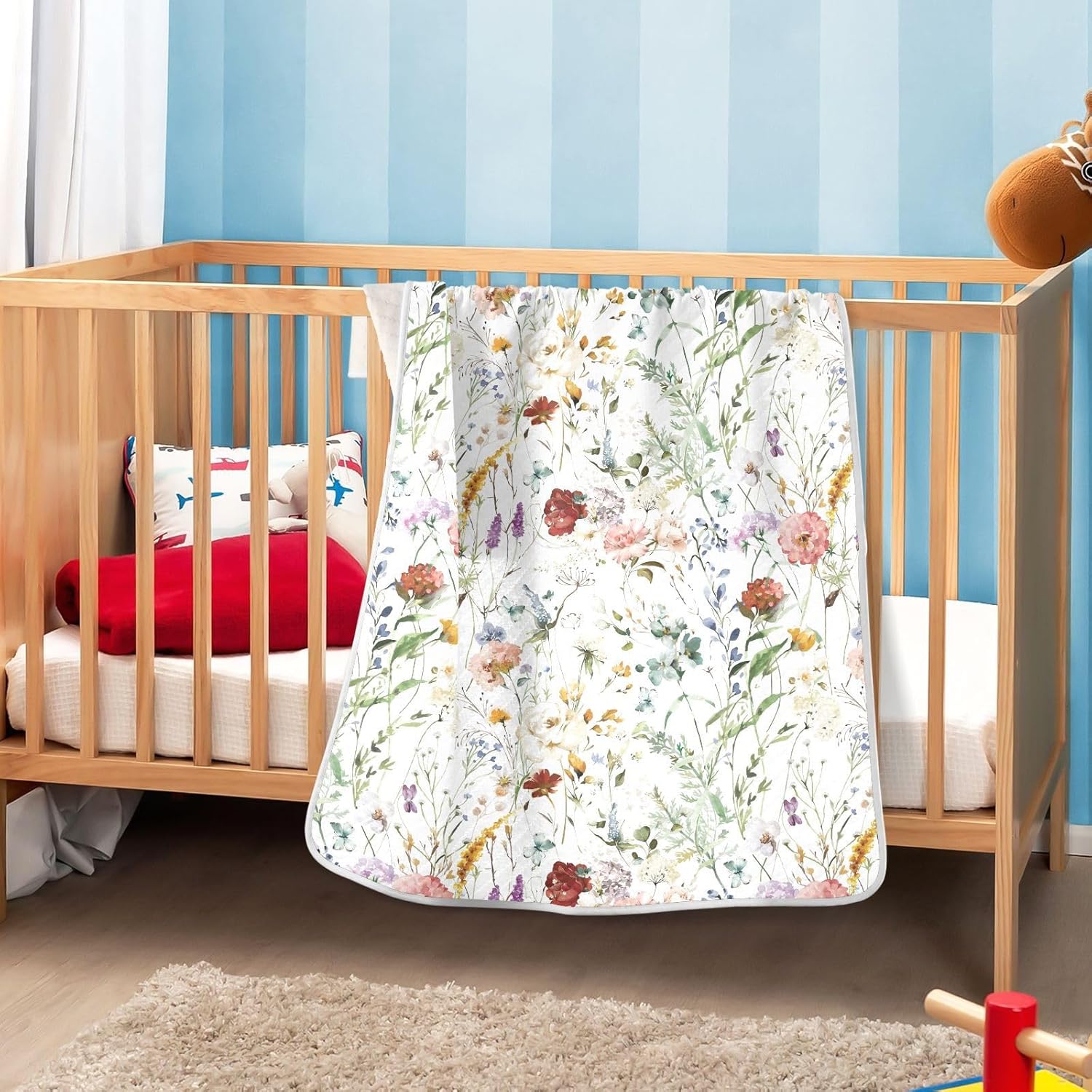 SDMKA Baby Blanket Double Layer Soft and Cozy