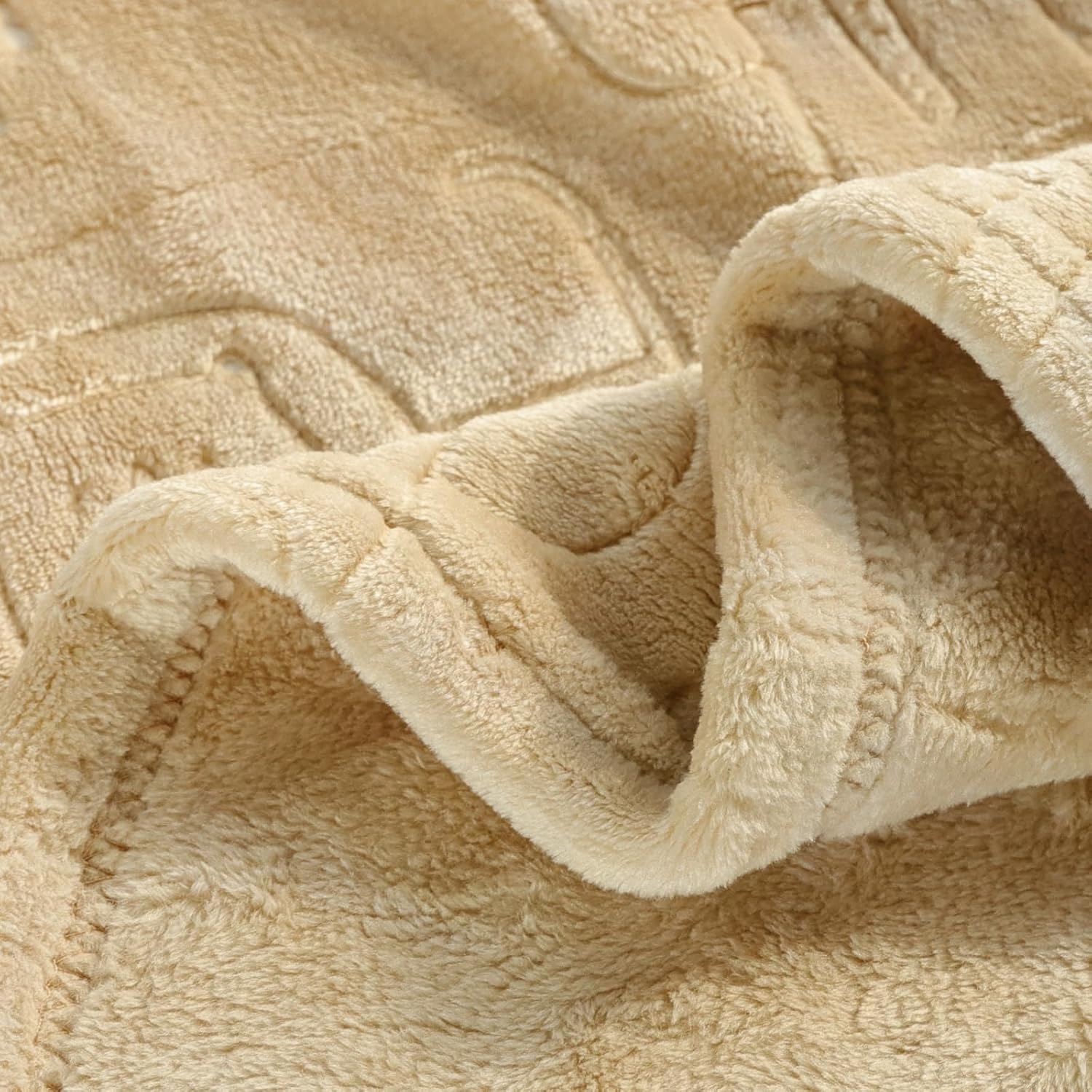 BORITAR 3D Printed Animal Baby Blanket Khaki 30x40 Inch