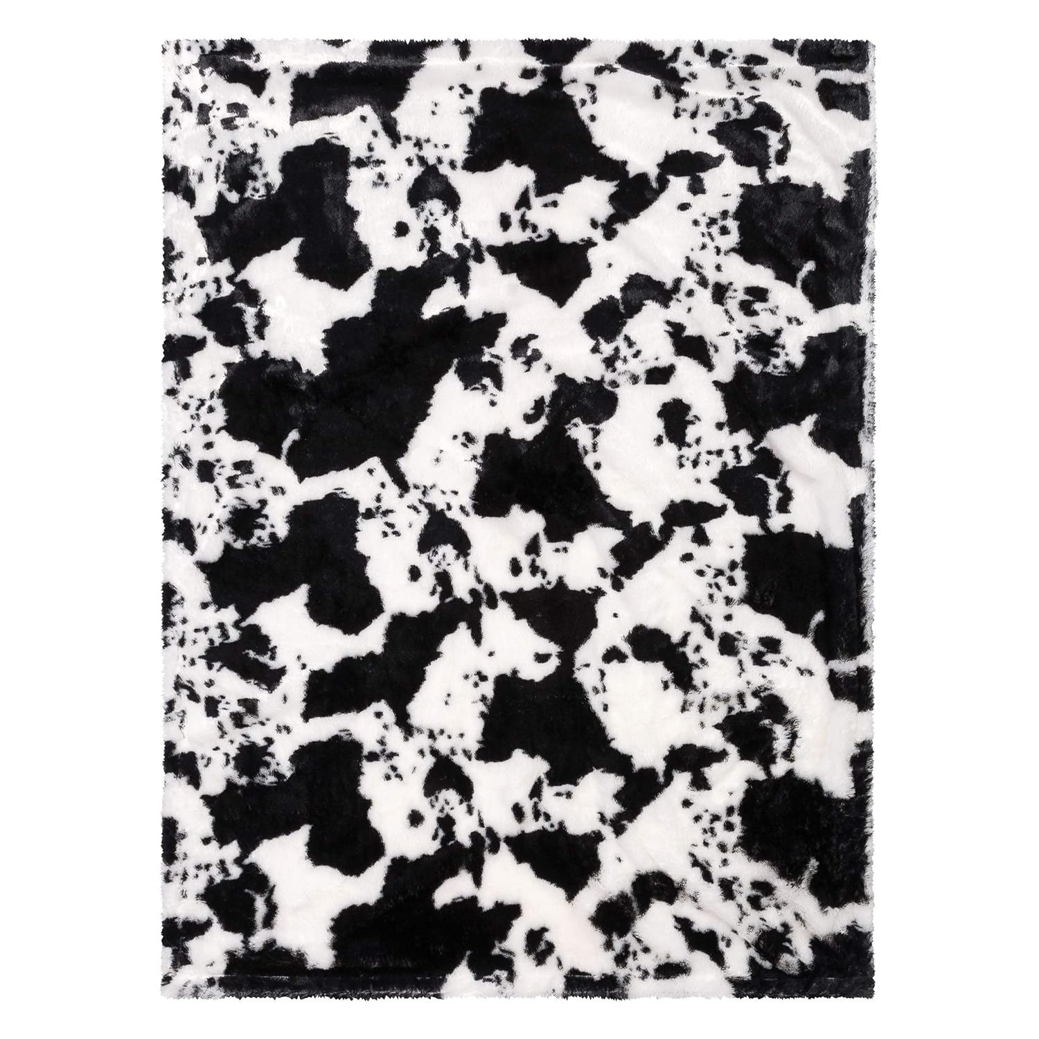 Trend Lab Cow Print Plush Baby Blanket 30x40 1