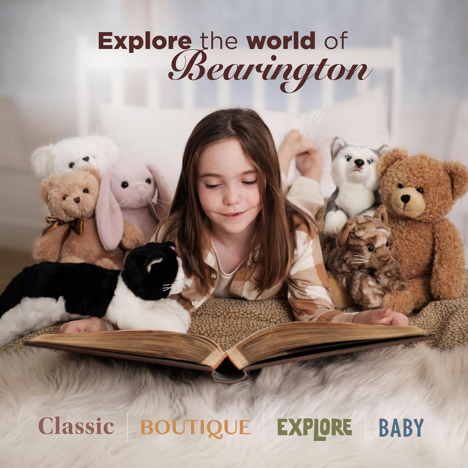 Bearington Collection Wee Cottontail Baby Lovey Blanket