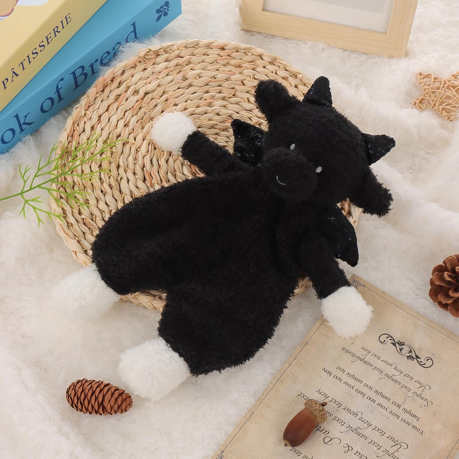 Apricot Lamb Dragon Snuggler Blanket for Babies