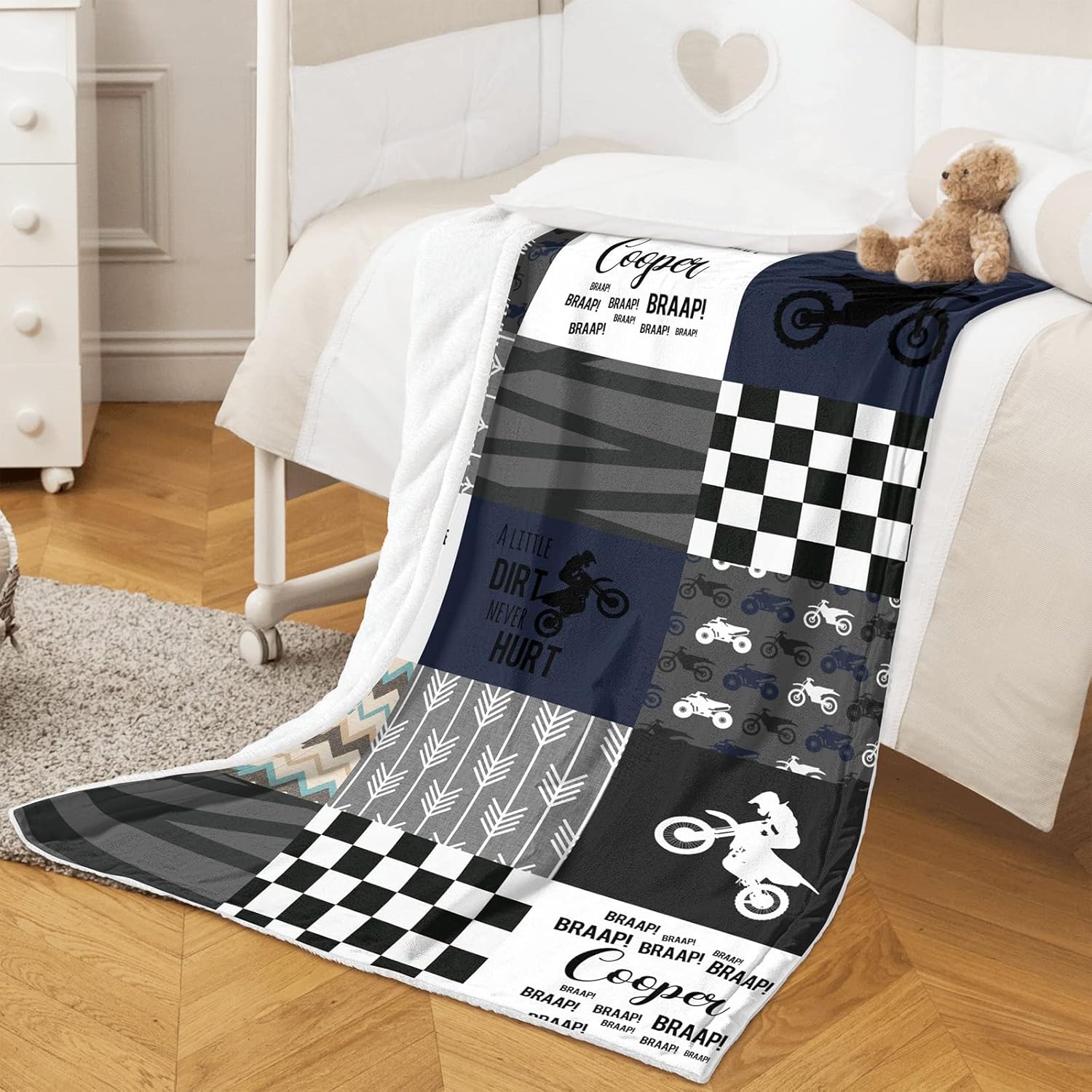 Personalized Baby Blanket with Name - 30x40 Inches