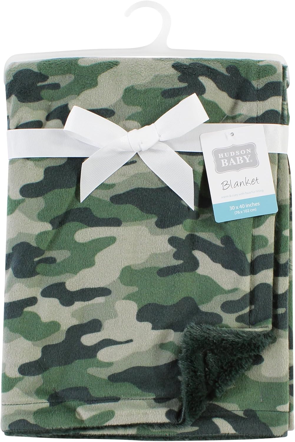 Hudson Baby Cozy Plush Blanket Camo One Size