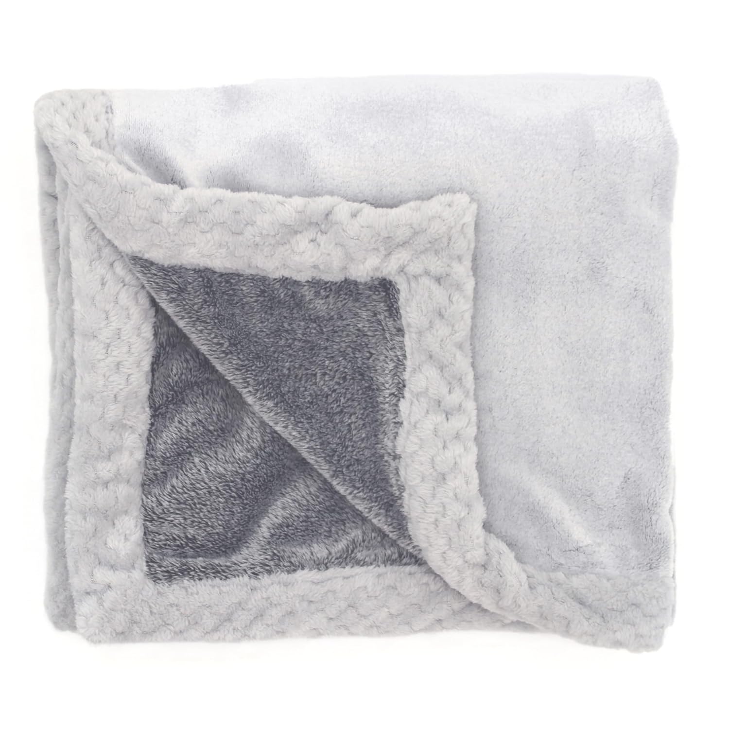 aden anais Plush Blanket - Storm Grey
