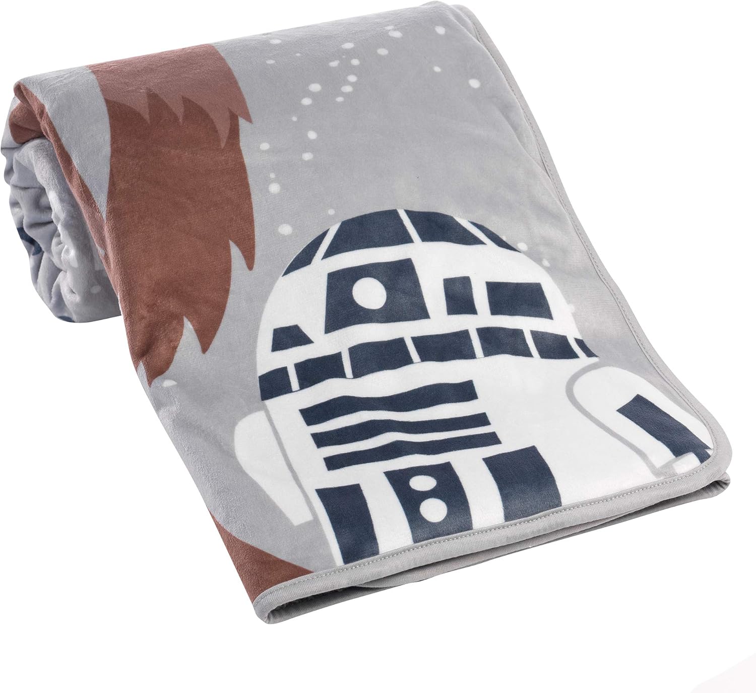 Lambs Ivy Star Wars Rebels Gray Baby Blanket