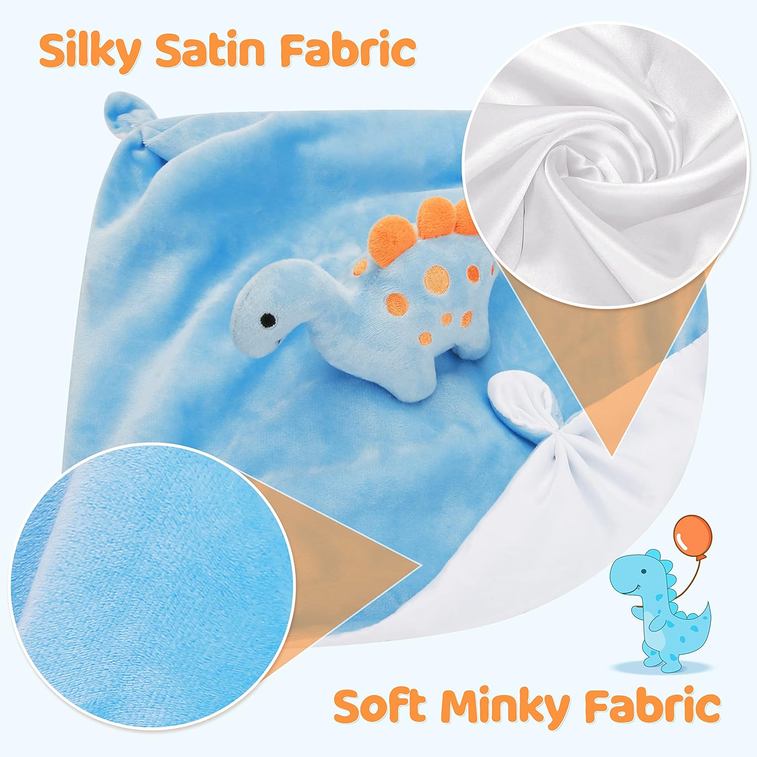 Pro Goleem Dinosaur Security Blanket for Babies