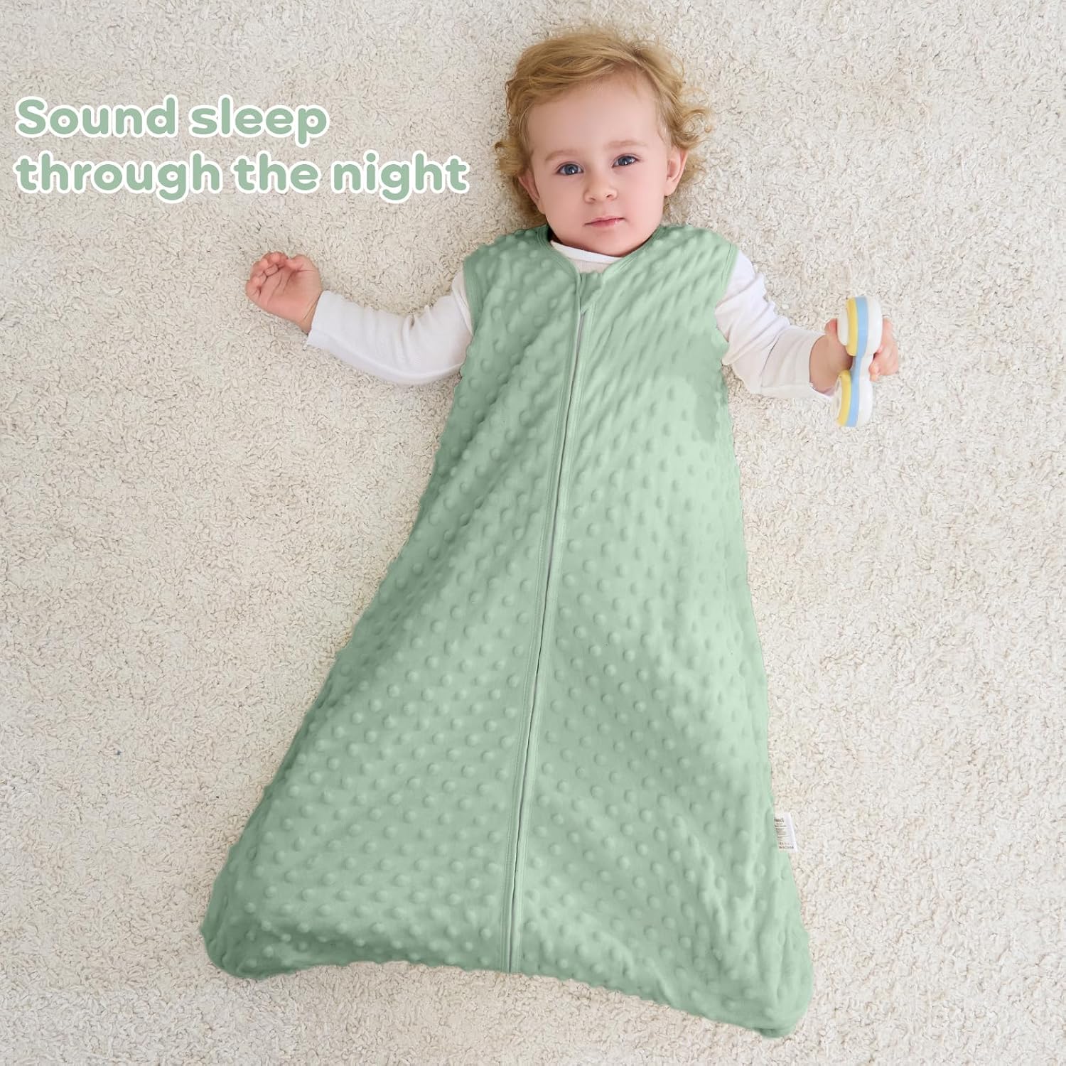 FIEMOL Fleece Baby Sleep Sack 6-12 Months 2 Pack