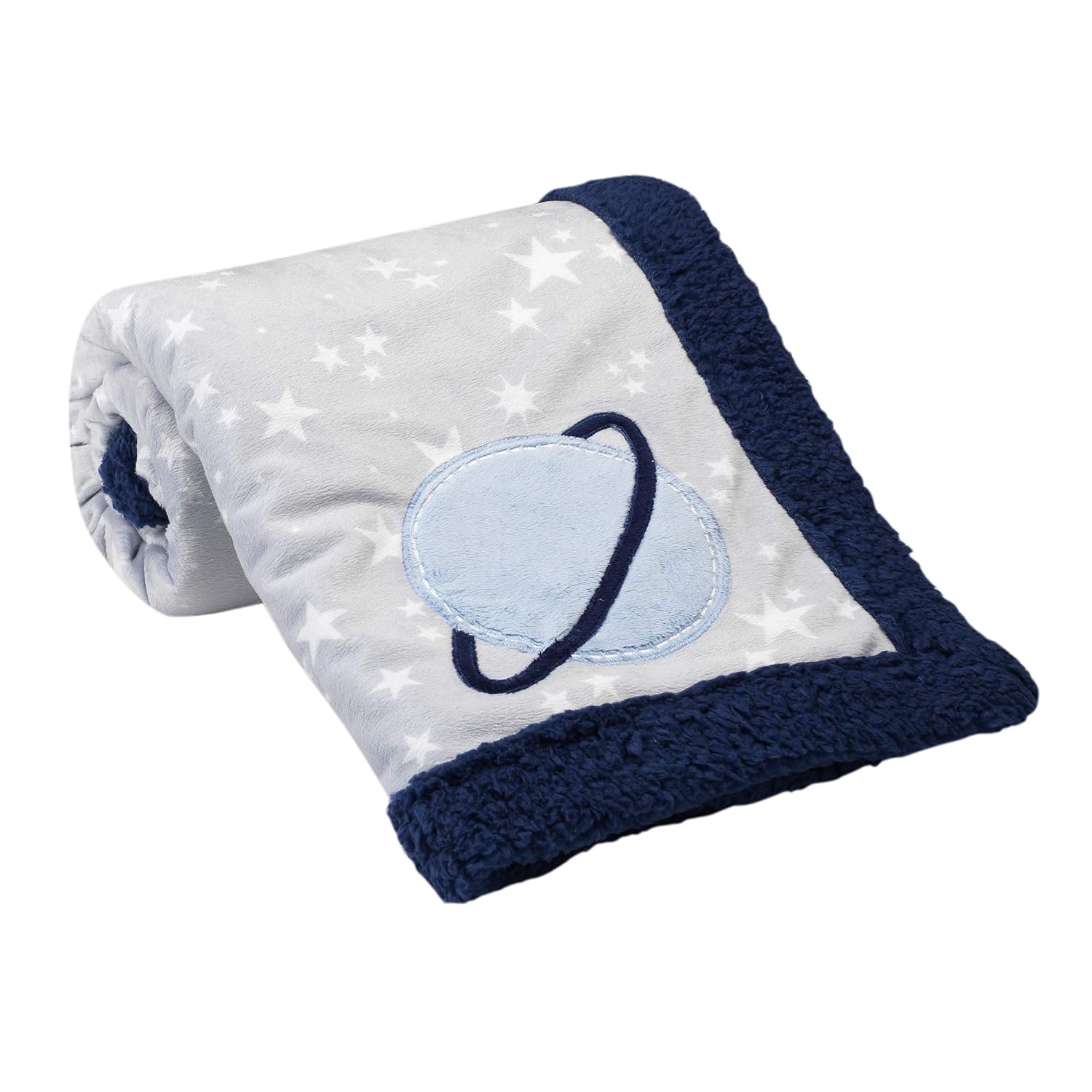 Lambs Ivy Milky Way Baby Blanket - Modern Celestial Design