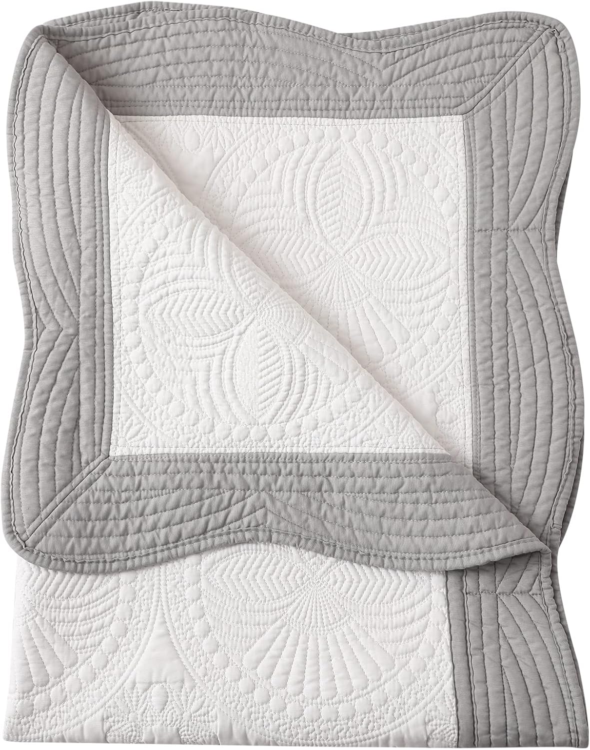 MONOBLANKS Baby Quilt Personalized Monogram Throw Blanket