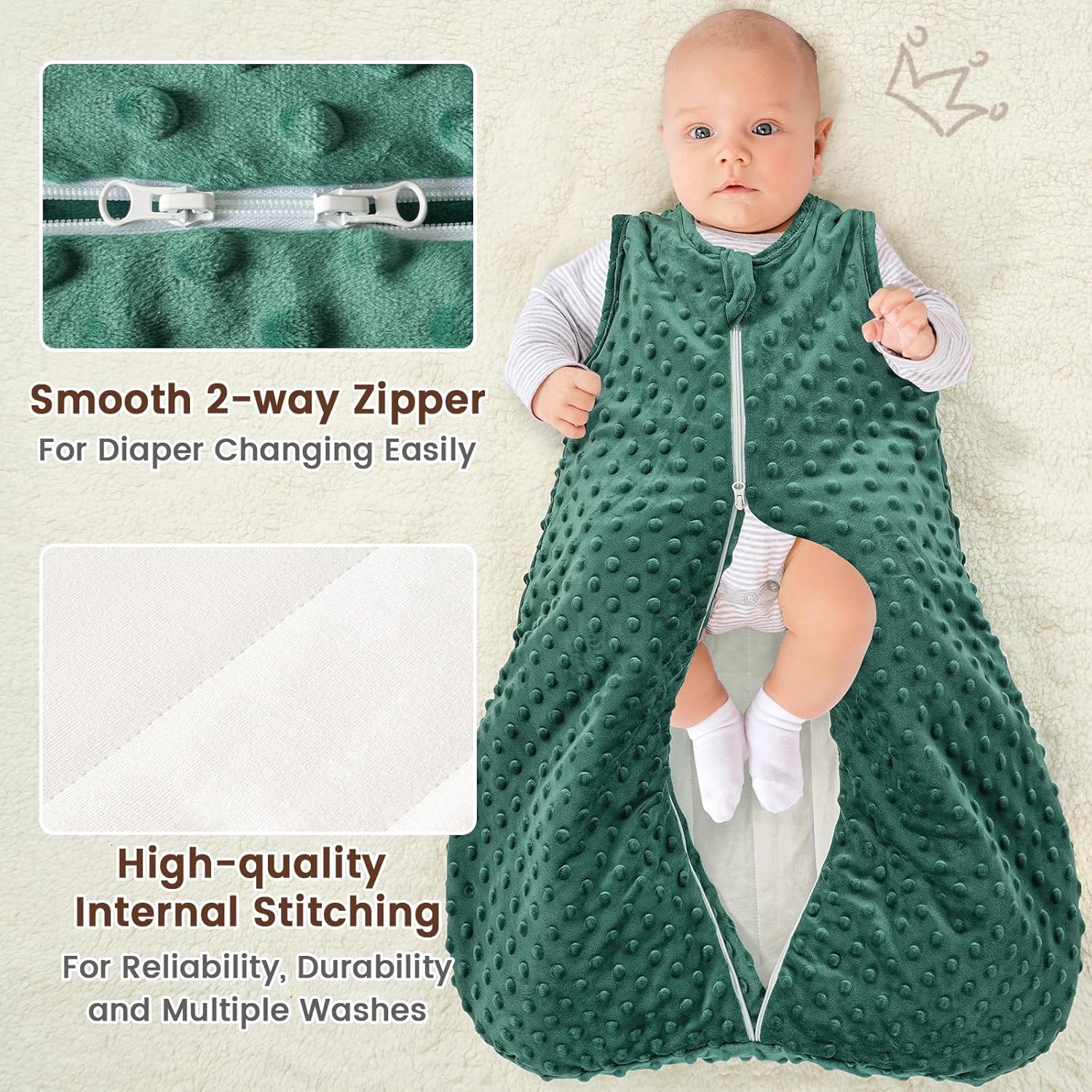 PHF 25 TOG Sleep Sack for 12-18 Months Green 1