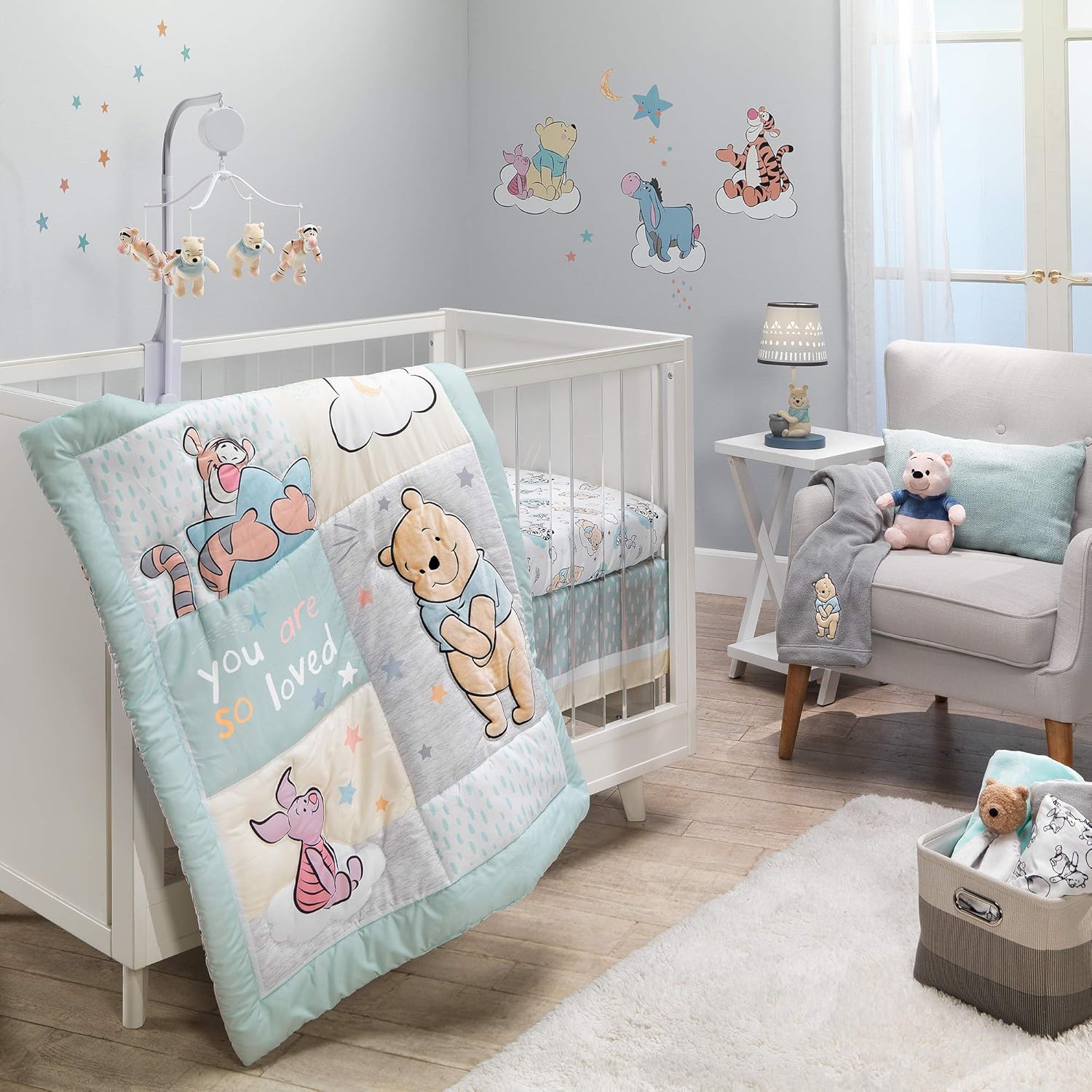Lambs Ivy Disney Winnie The Pooh Fleece Blanket