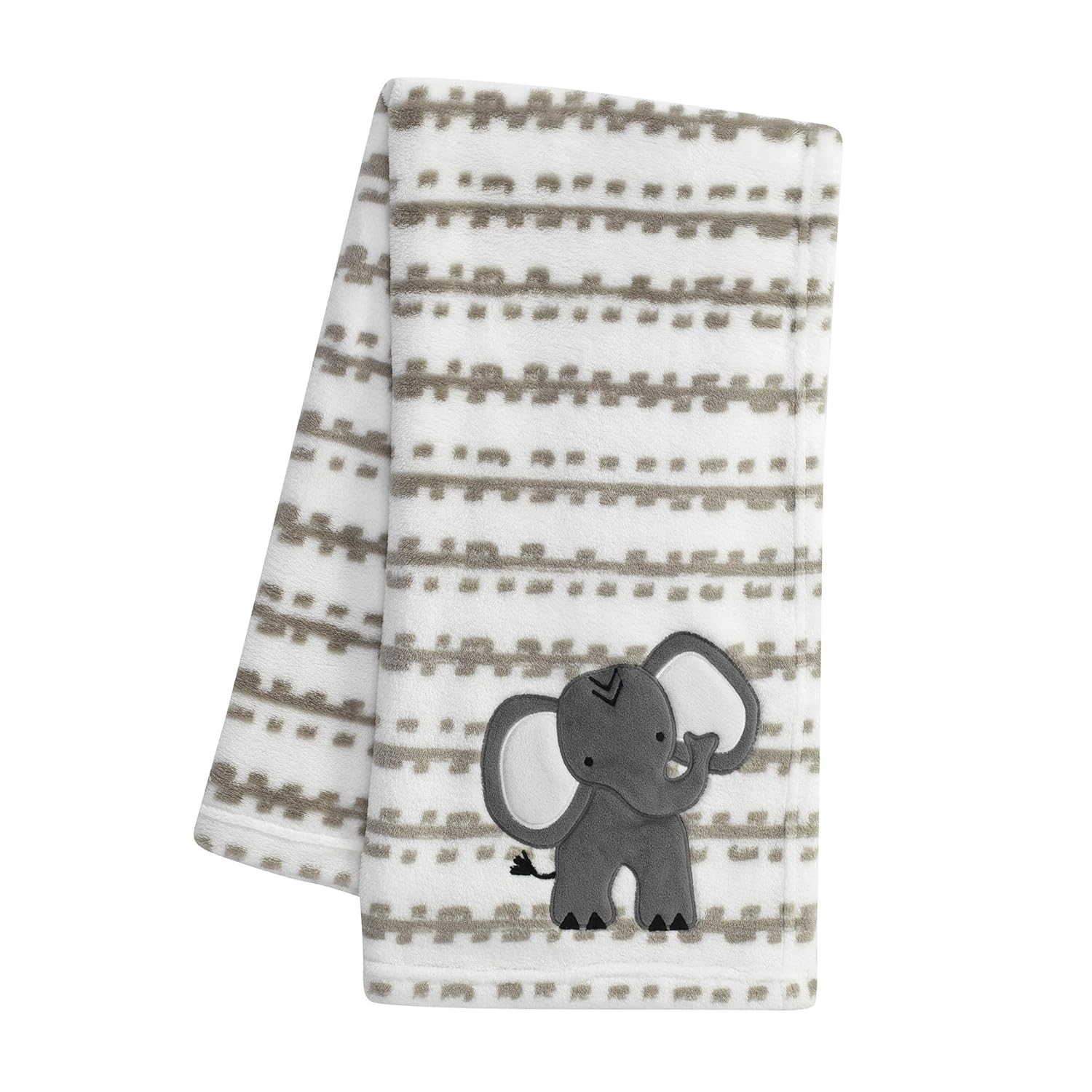 Jungle Safari Elephant Plush Minky Blanket