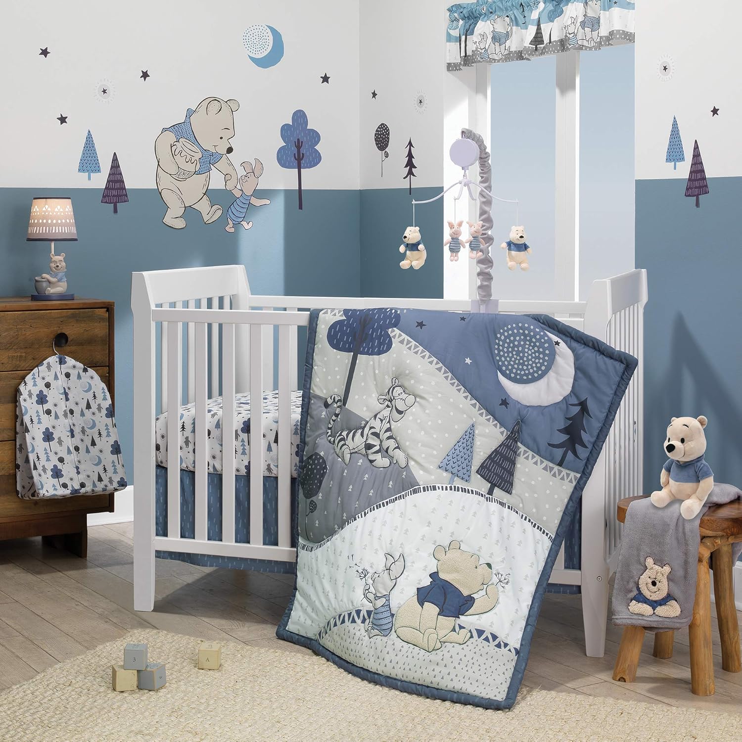 Lambs Ivy Forever Pooh Baby Blanket
