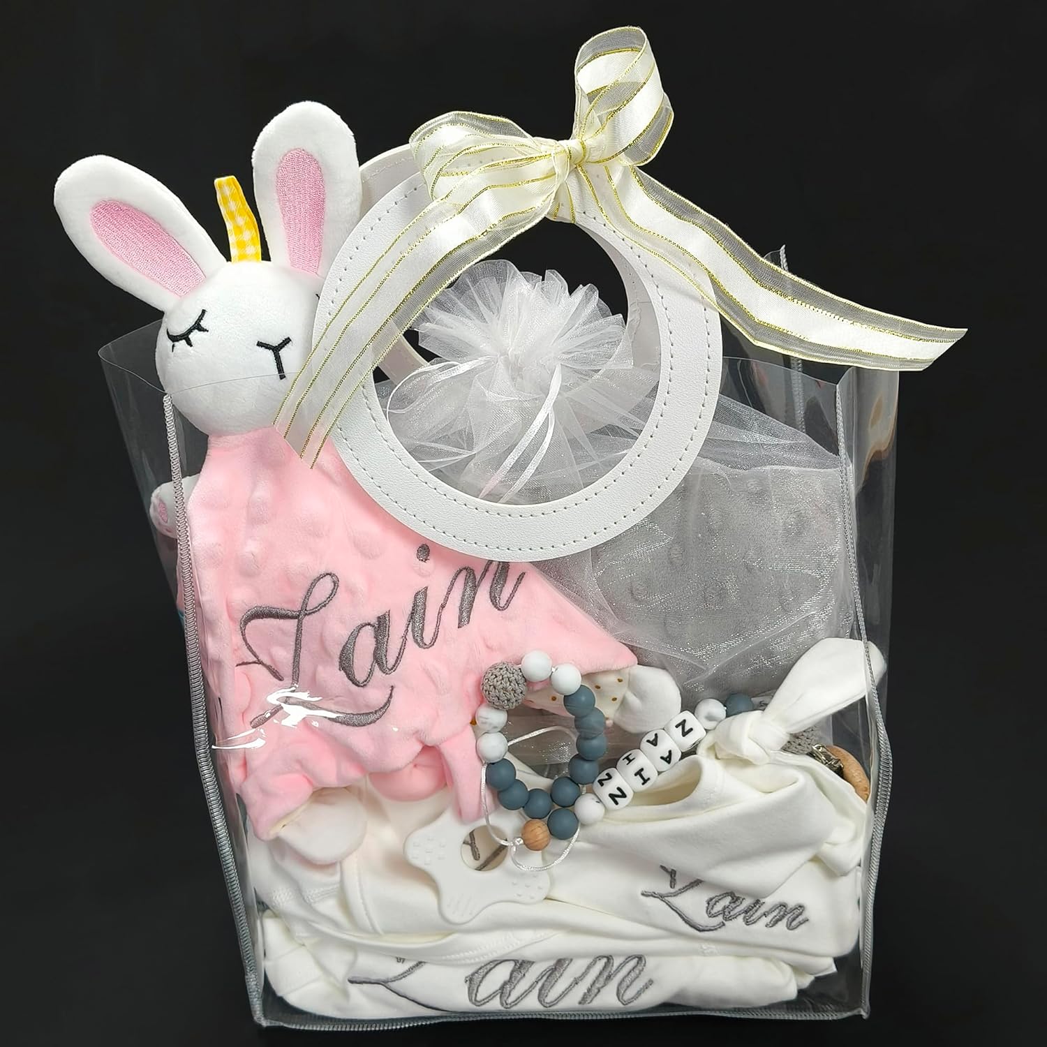 Personalized Baby Blanket with Name - Soft Minky Fleece Crib Blanket