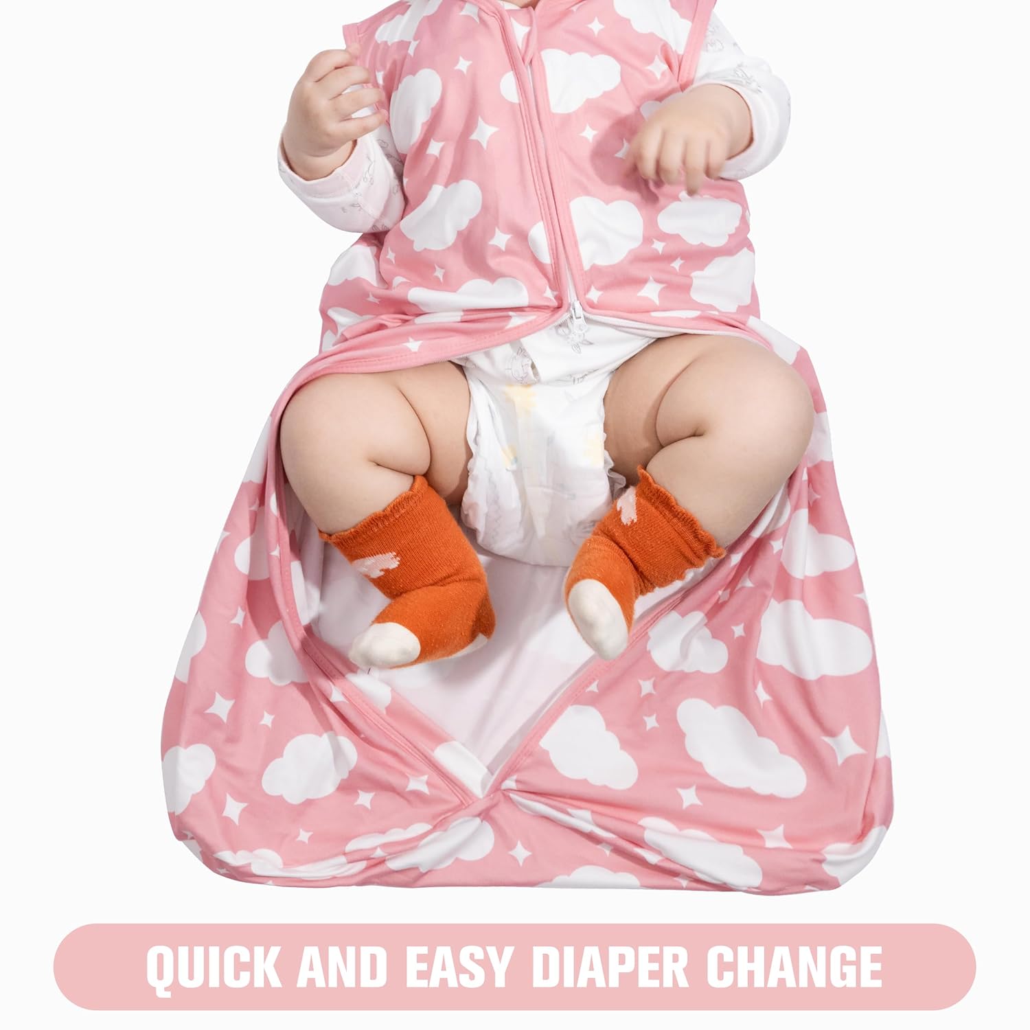 GUNTAIL Baby Sleep Sack 12-18 Months 2-Way Zipper