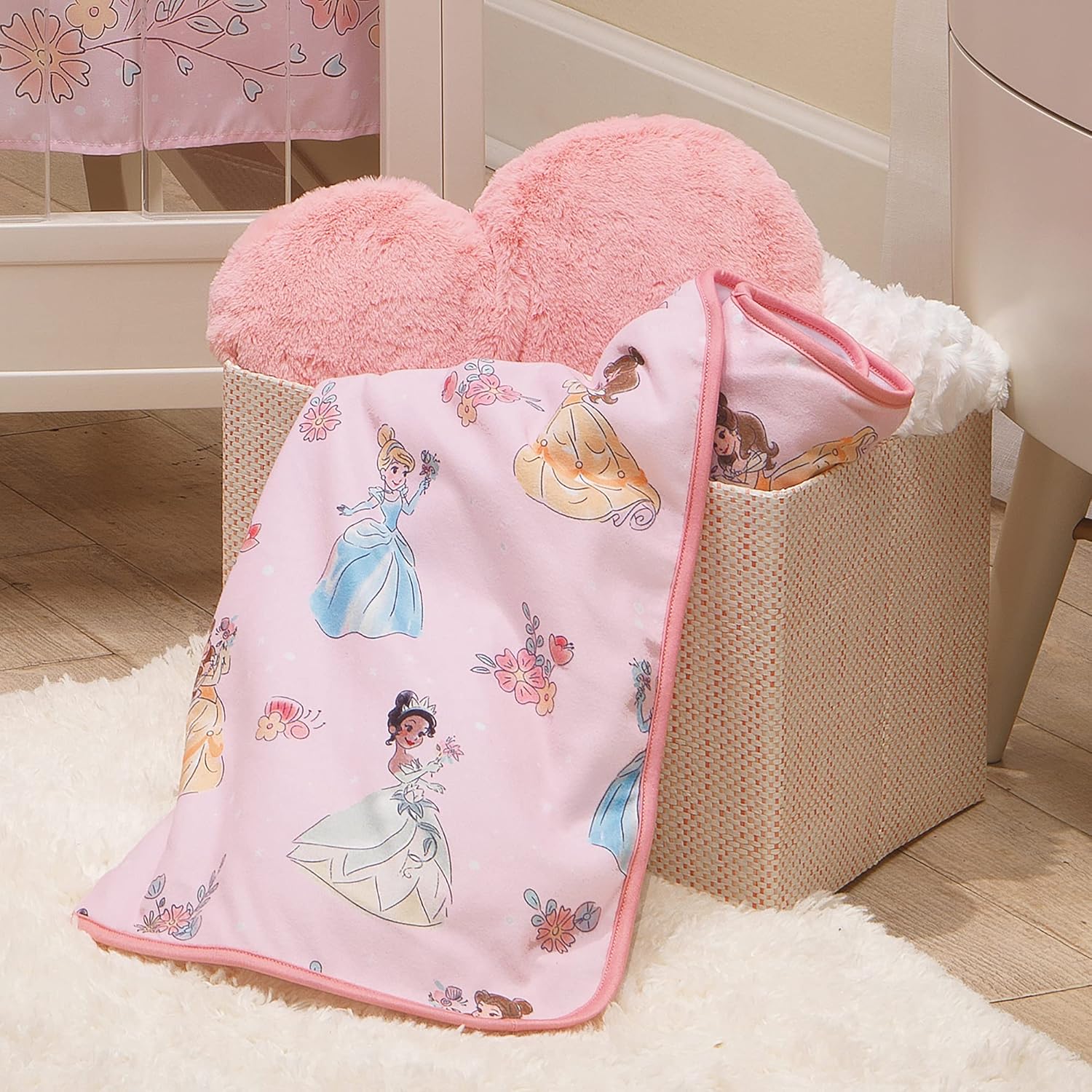 Disney Princesses Baby Blanket - 30 X 40 Soft Cozy Fleece