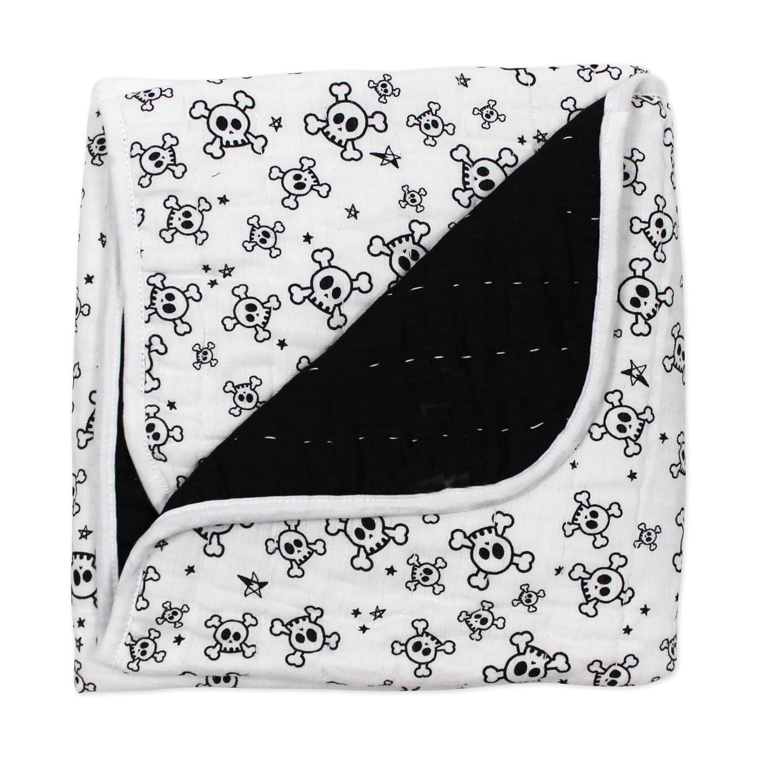 HonestBaby Reversible Organic Cotton Baby Blanket