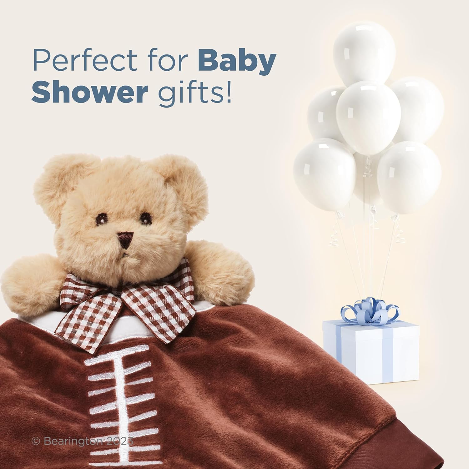 Bearington Collection Football Lovey Snuggler Blanket