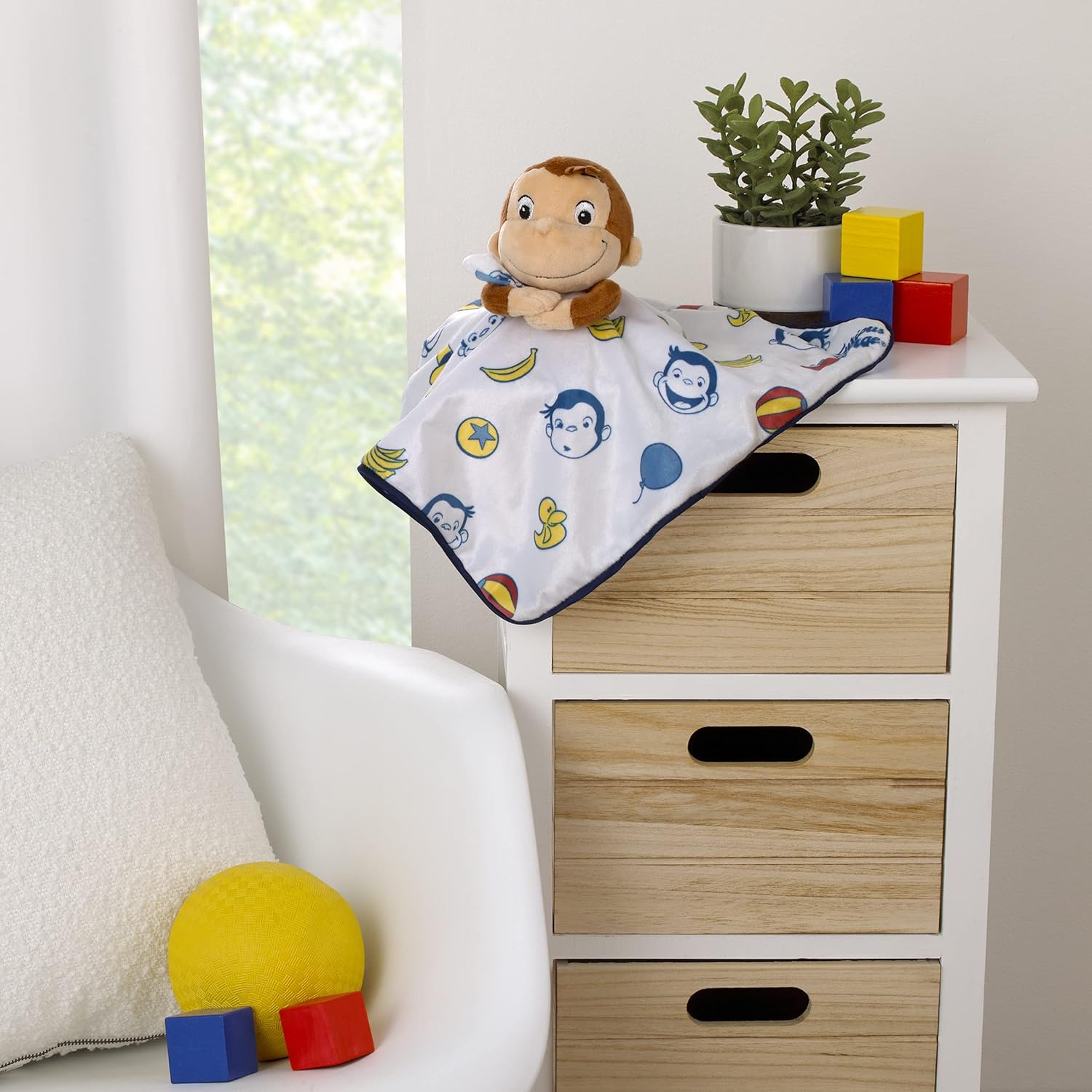 NoJo Curious George Security Baby Blanket