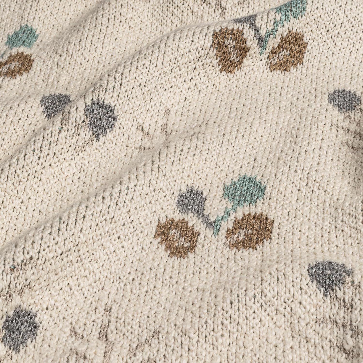 Crane Baby Organic Cotton Poppy Pattern Blanket