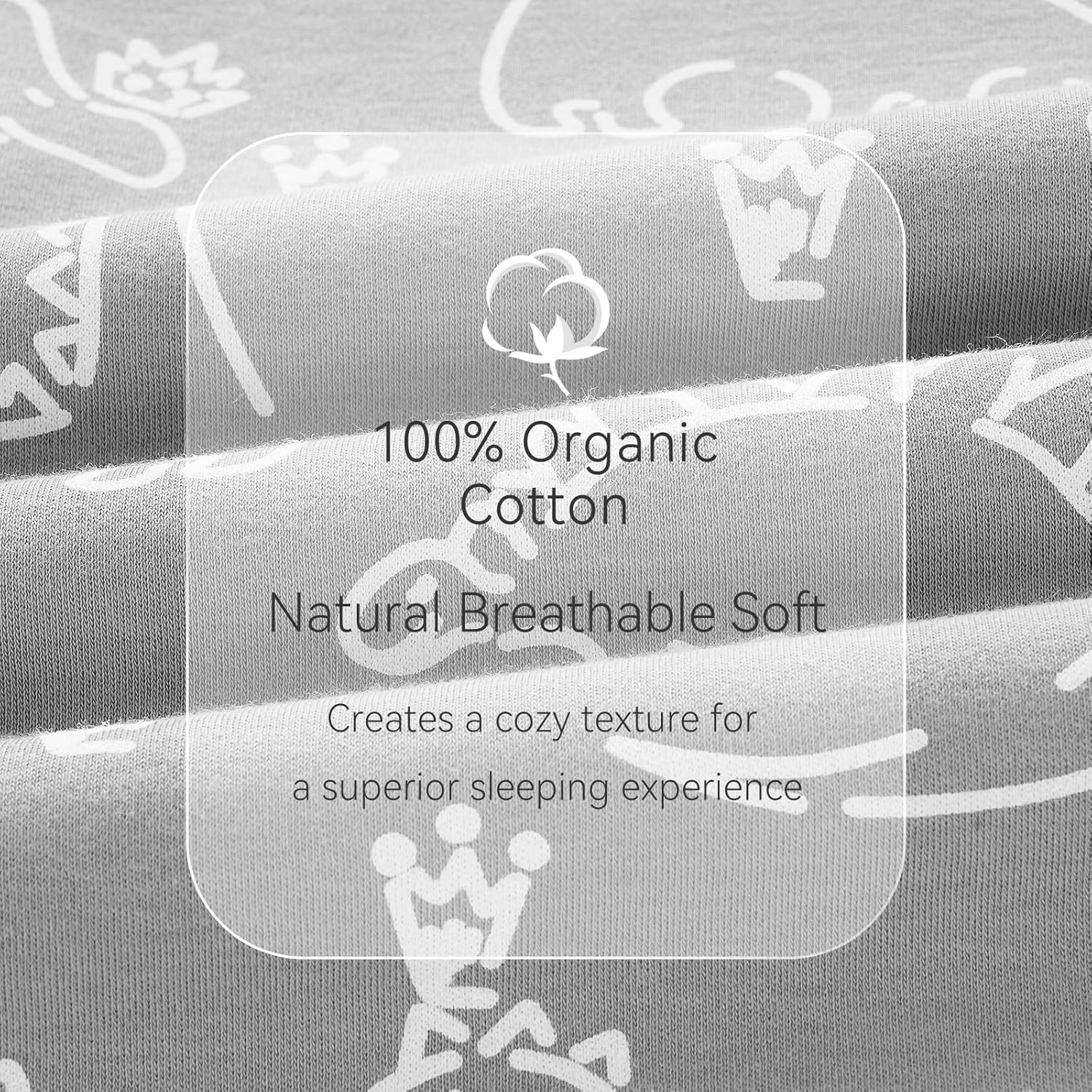Unnivoll Baby Sleep Sack 6-12 Months 2 Pack 05 Tog