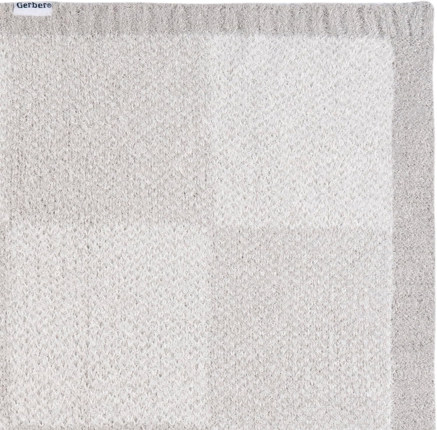 Gerber Baby Cozy Soft Silky Mink Blanket Tan Check One Size