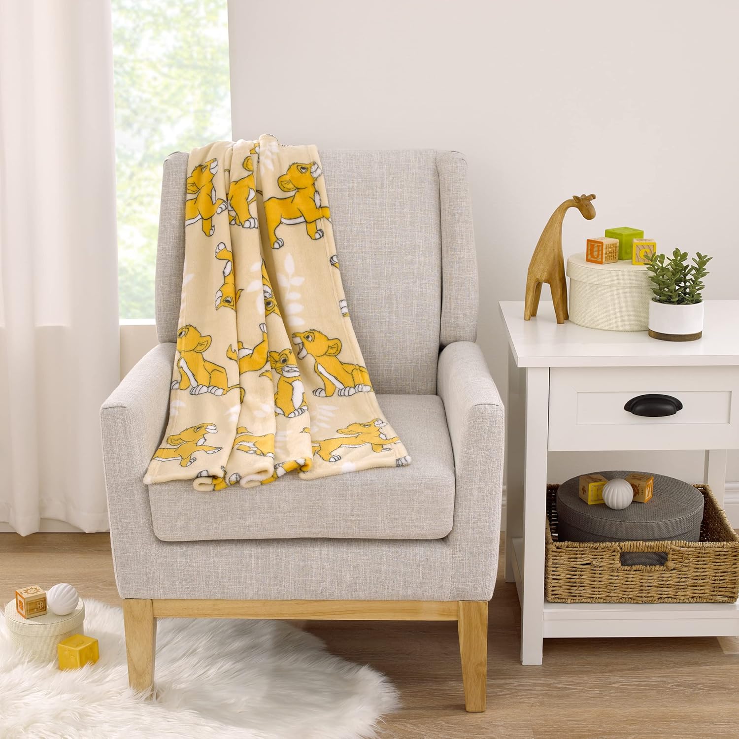 Disney Lion King Simba Plush Baby Blanket