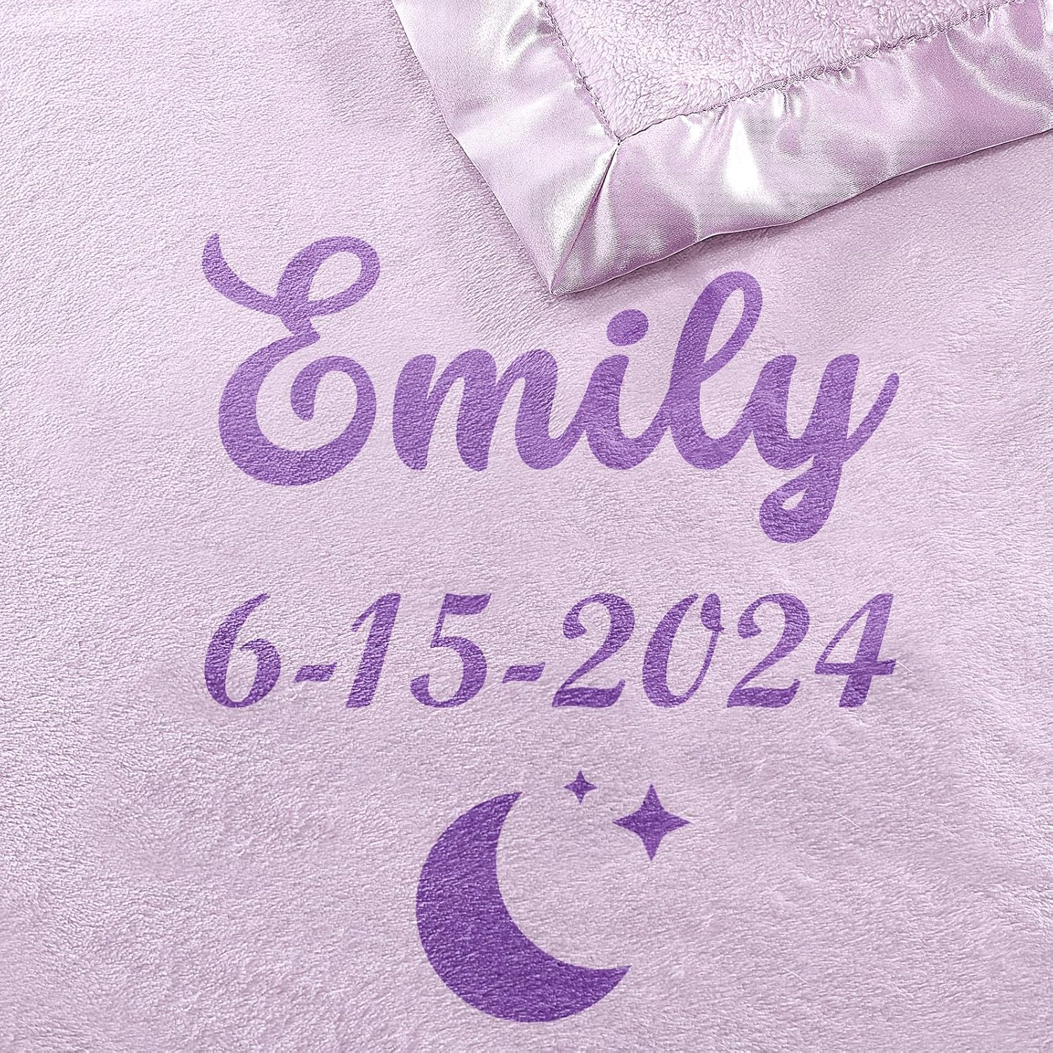 Yofair Personalized Baby Blanket with Name Customized Gift