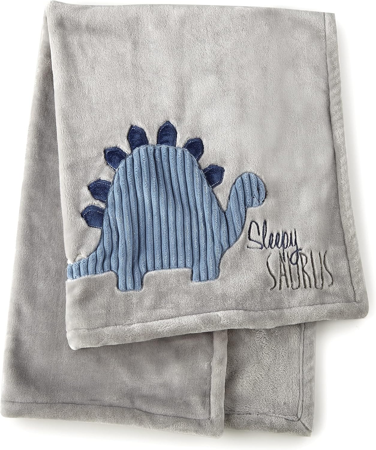 Levtex Baby Kipton Plush Blanket - Dinosaur Applique