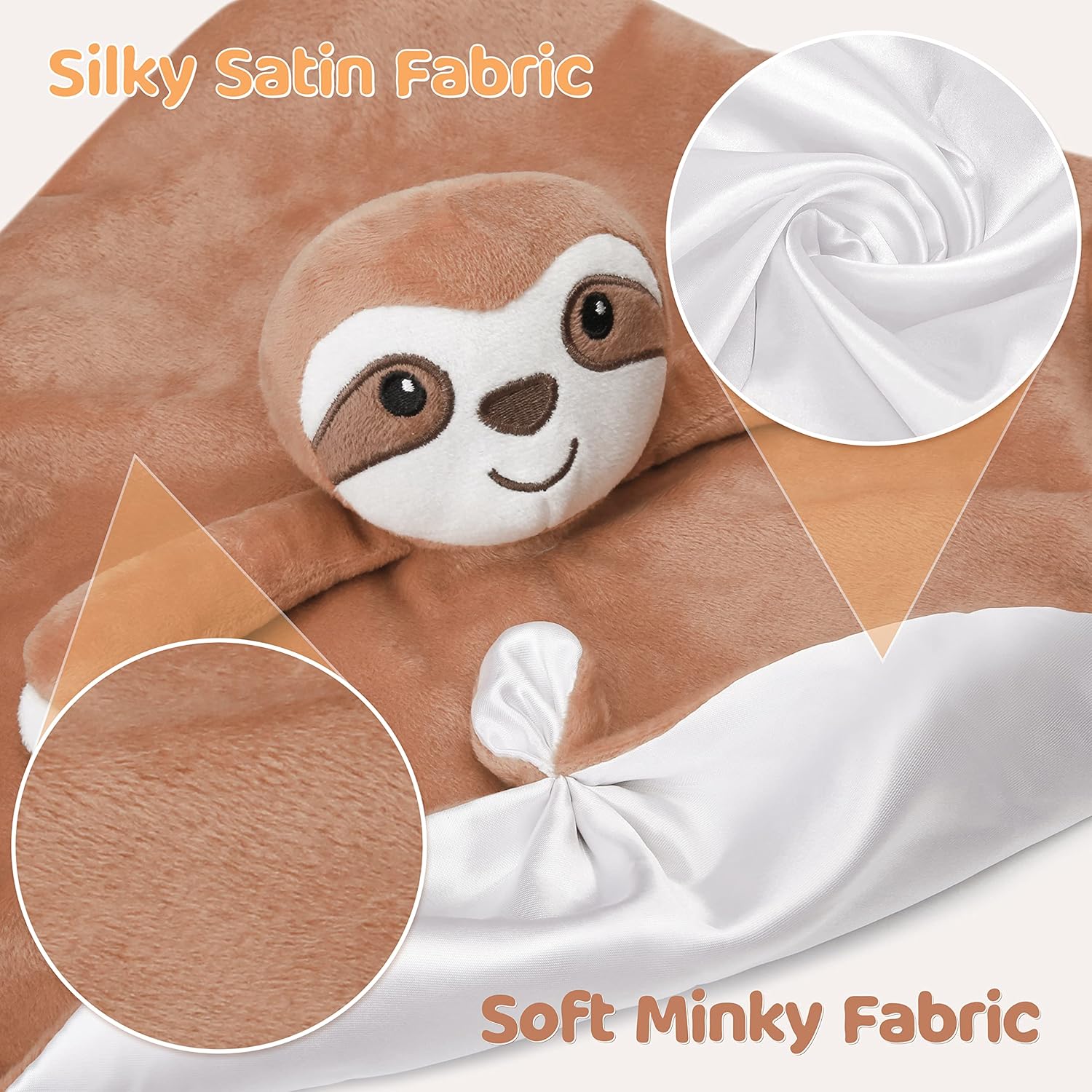 Pro Goleem Sloth Security Blanket 14 Inch