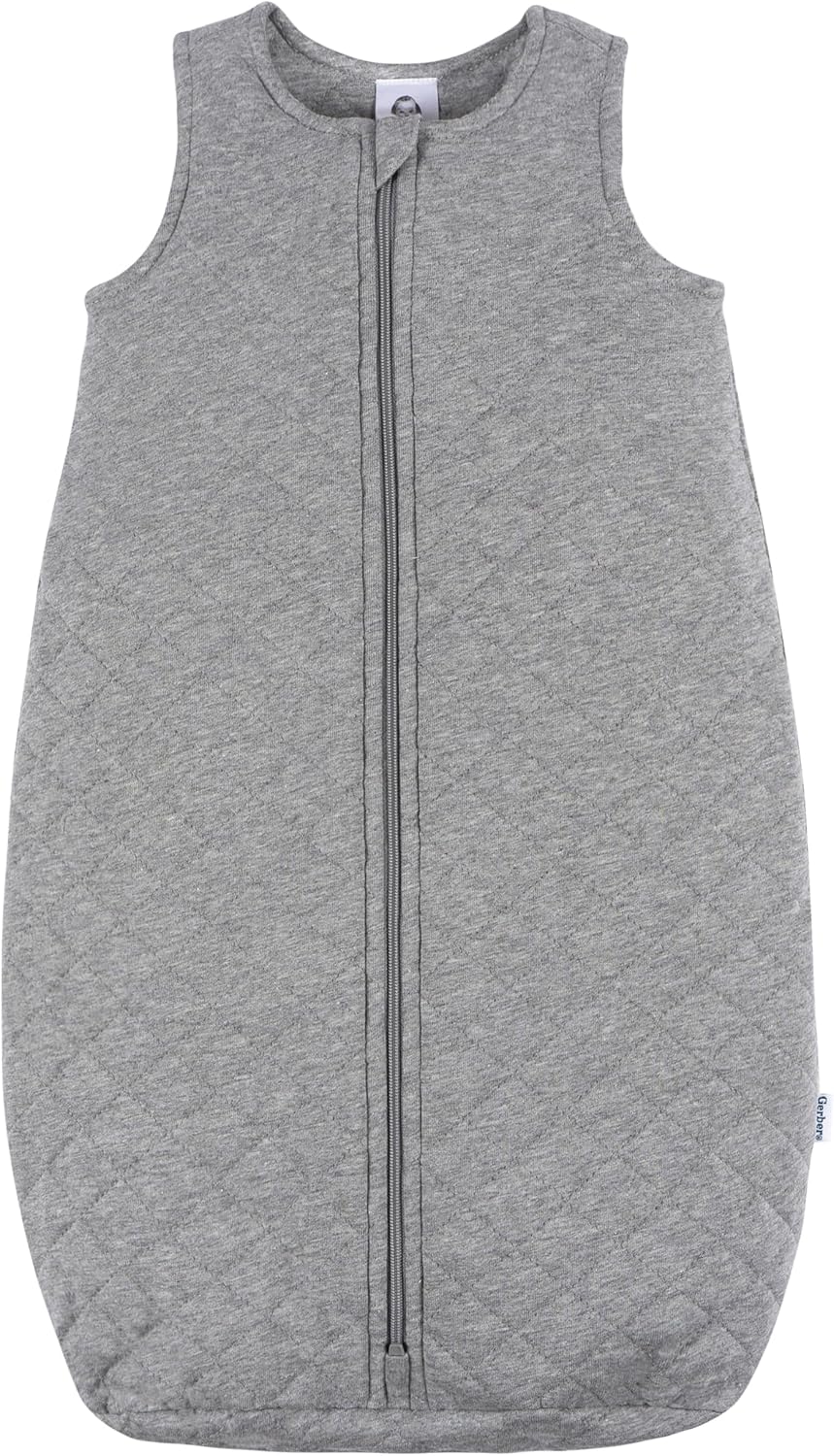 Gerber Wearable Blanket for Baby Cotton Blend 2-way Zipper Safe Sleep