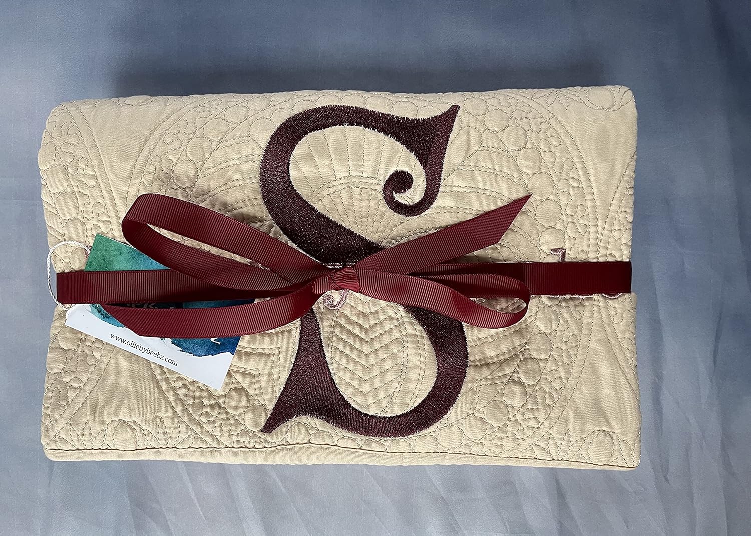 Personalized Baby Blanket with Teddy Bear Stars 1
