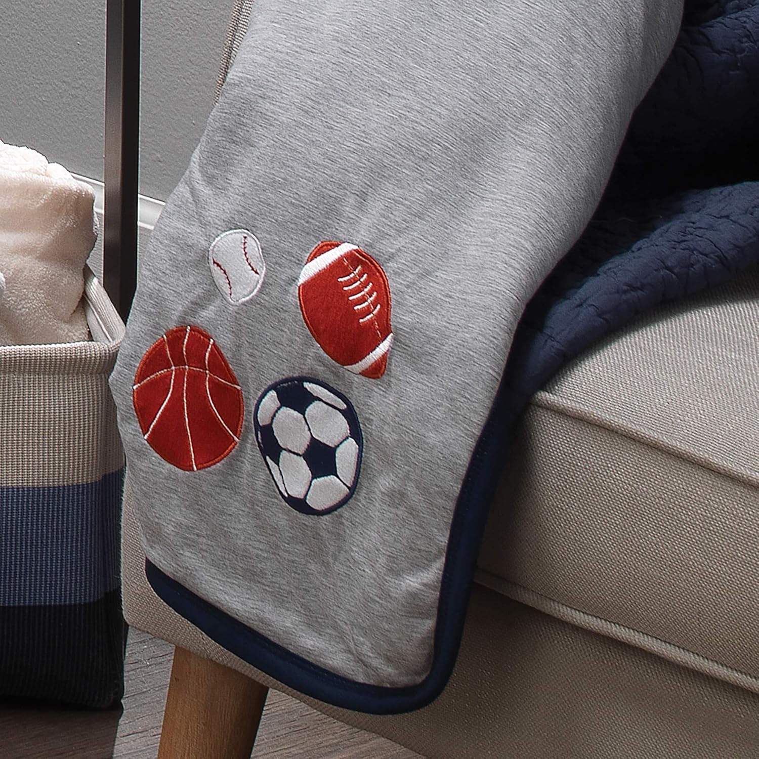 Lambs Ivy Hall of Fame Sports Jersey Blanket