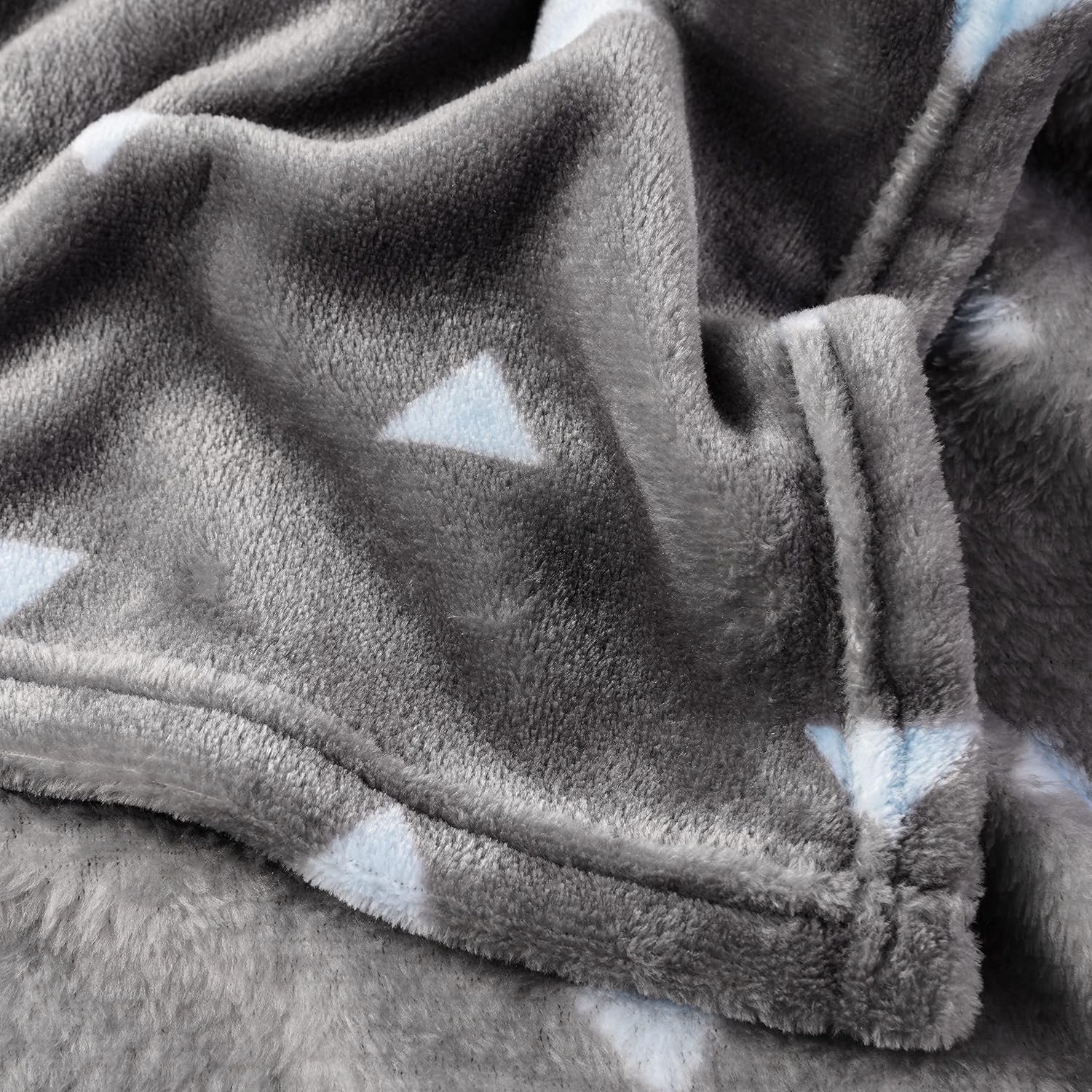 Bunnikins Clover 30x36 Flannel Baby Blanket
